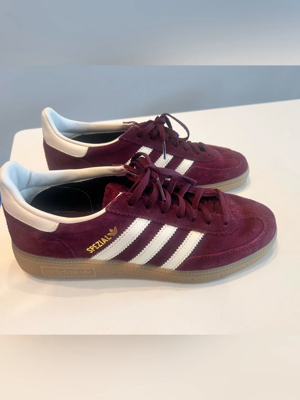adidas Spezial Burgundy Sneakers Women’s 7.5 - Picture 4 of 8